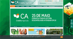 Desktop Screenshot of creditoagricola.pt